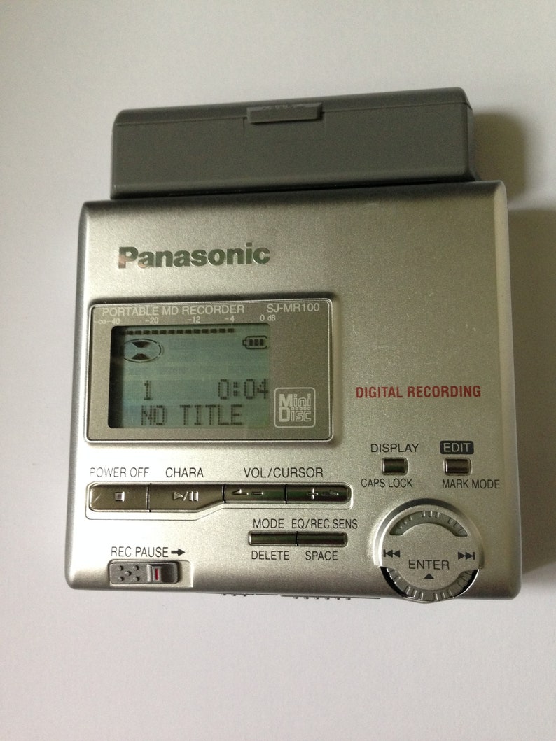 Panasonic SJMR100 Minidisc Player Etsy