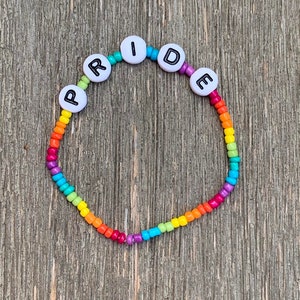 pride Beaded Bracelet!