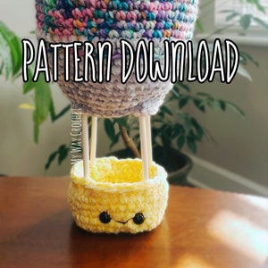 No Sew Hot Air Balloon Crochet Pattern