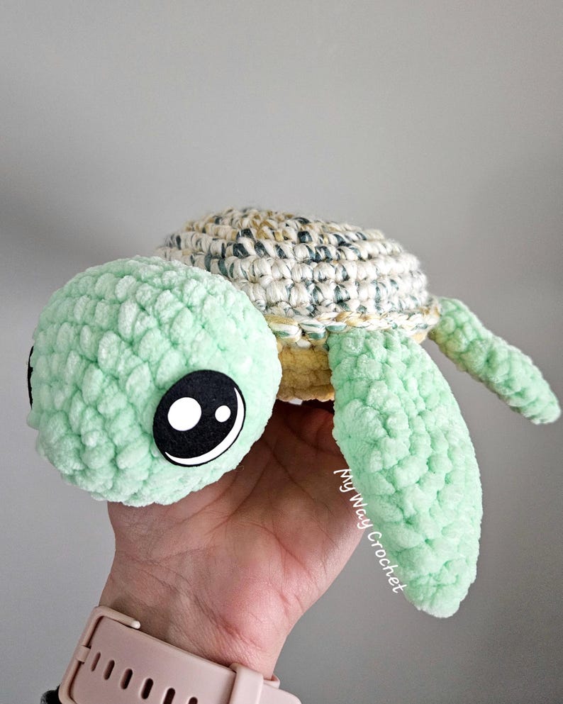 Crochet Pattern: No Sew Sea Turtle Amigurumi - Etsy