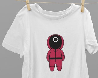 Top Manga larga para Squid Game T-shirt Imprimir Top Top Cuello redondo T-shirt Top Manga larga para Squid Game T-shirt Imprimir Top Top Cuello redondo T-shirt
