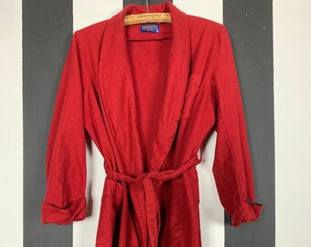 pendleton men's wool robe