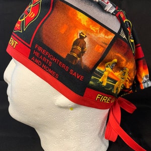 FIREFIGHTERS / EMT ~~  Nurse hat, scrub caps, surgical cap, scrub hat