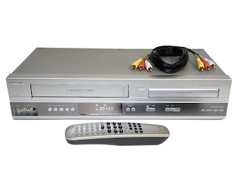 Philips VHS/DVD Combo with Remote Control, Cable, Manual, DVP3150V - Fully Tested, Works Perfectly