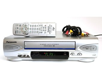 Panasonic PV-V4523S Omnivision VHS VCR 4-Head Hi-Fi Stereo, w/Remote Control - Tested, Guaranteed