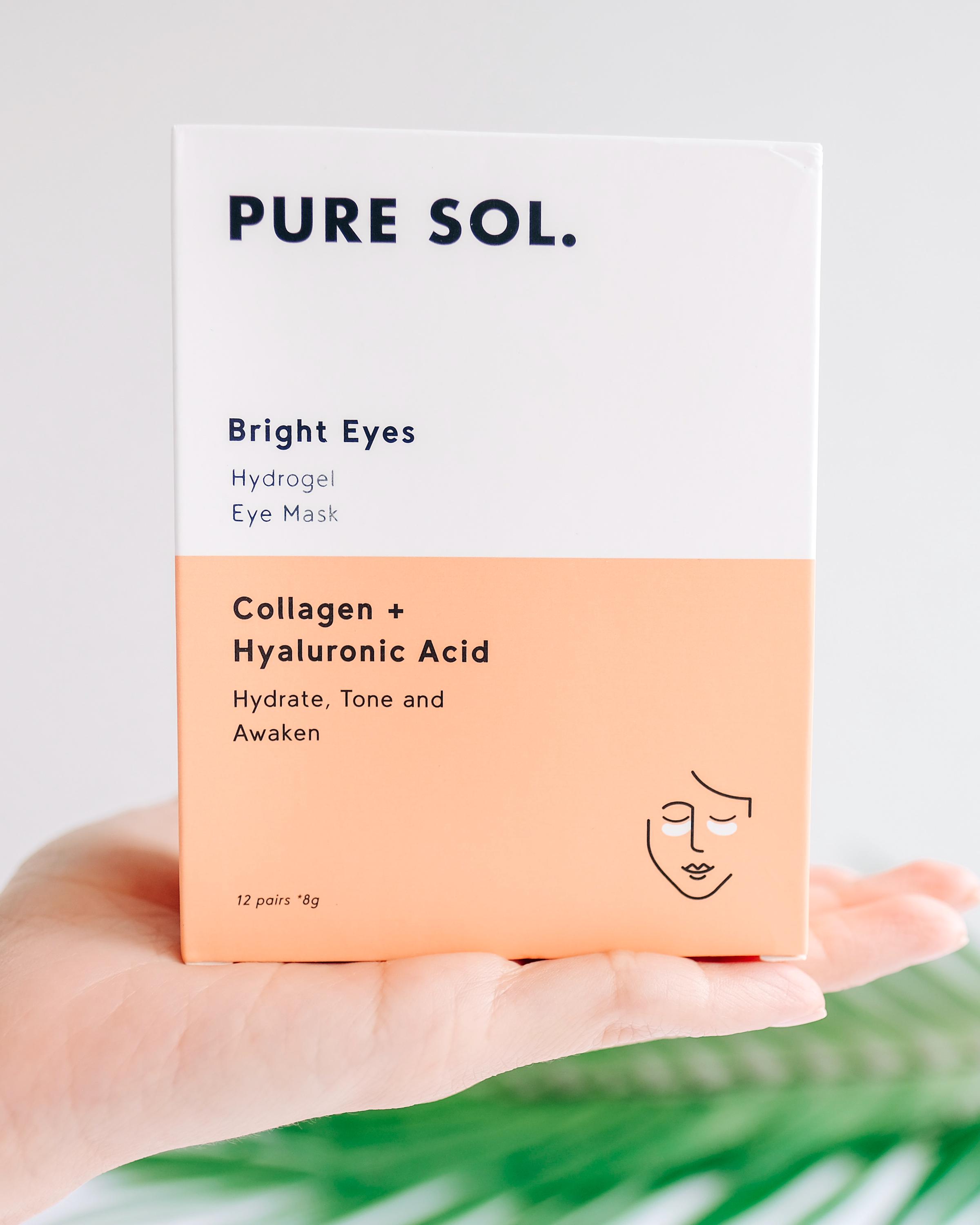 Bright Eyes Hydrogel Eye Mask: Collagen Hyaluronic Acid Skincare
