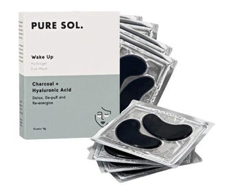 Charcoal Hyaluronic Acid Hydrogel Eye Mask | Detox, De-puff, Re-energize Skincare Patches