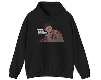 Horror Movie Stu Hoodie, Scream Movie Sweatshirt, Funny Quote Apparel, Unisex Hooded Sweatshirt, Halloween Clothing