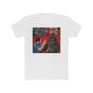 Horror Movie T-Shirt, Unisex Cotton Crew Tee, Nicholas Cage, Willy&#39;s Wonderland Top, Scary Film Apparel, Halloween Tee, Pop Culture Shirt,