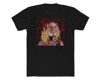 Horror Movie Ready or Not Unisex Cotton Tee, Scary Film Shirt, Halloween Gift, Spooky Graphic Top, Creepy Cinema Apparel
