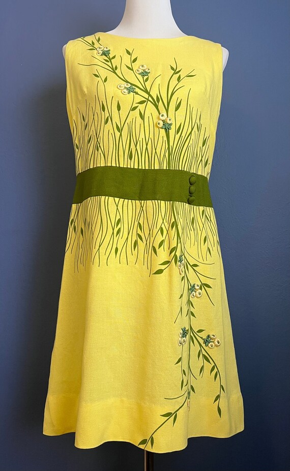 sixties springtime vintage cotton dress with adora