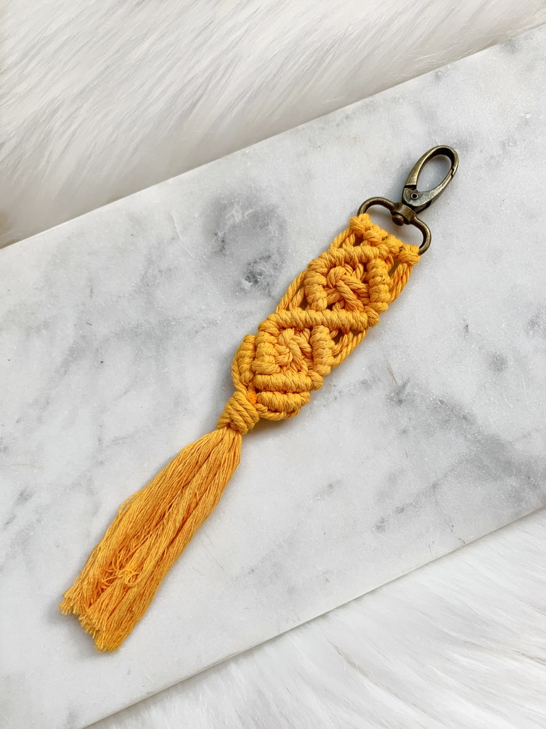 Macrame Keychains Etsy