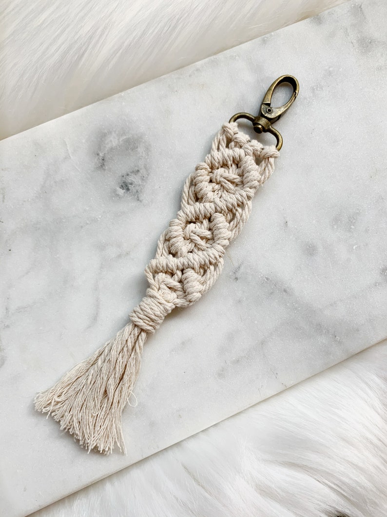 Macrame Keychains Etsy