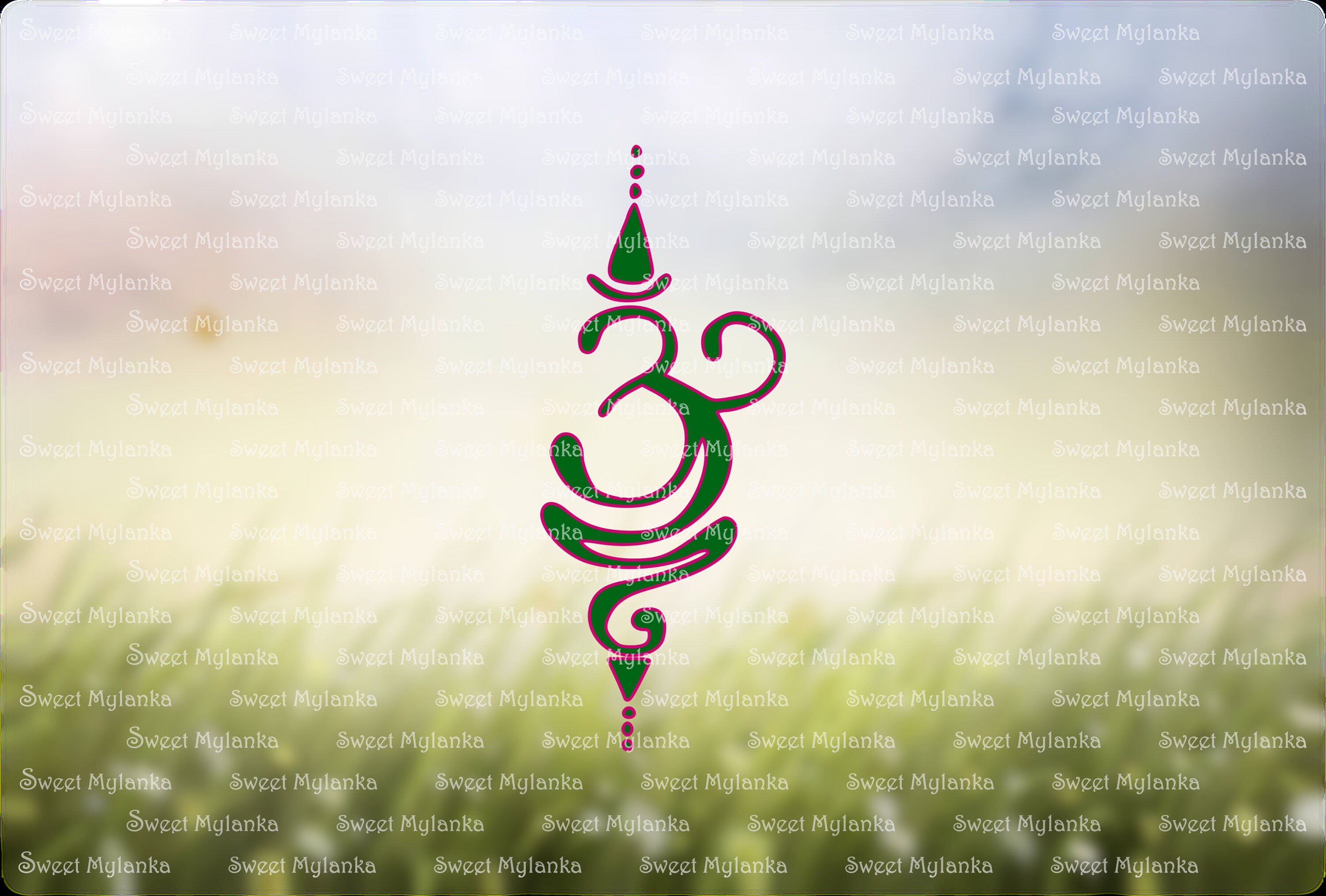 Sanskrit Breathe Om Instant Download SVG DXF PNG Jpg Eps - Etsy