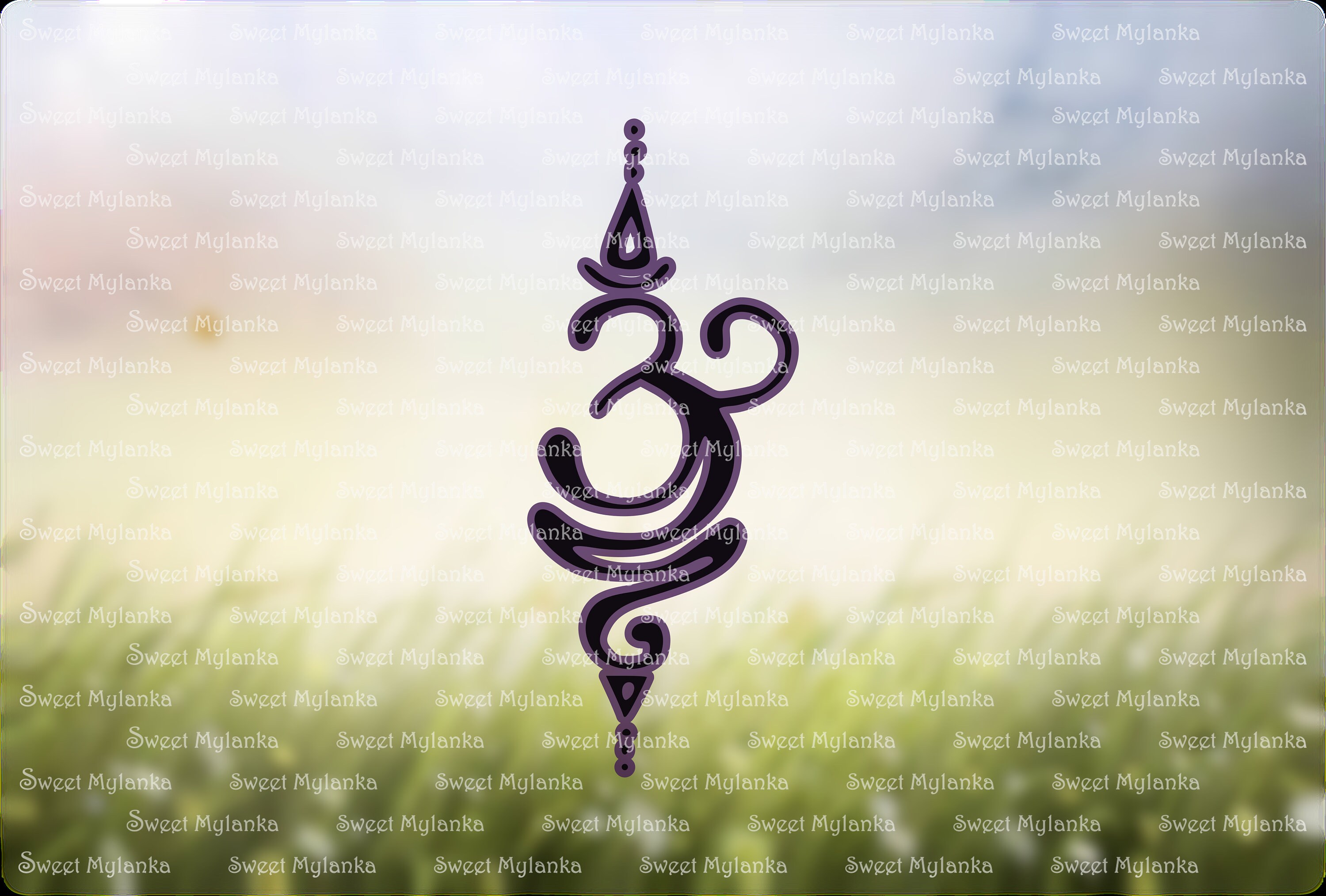 Sanskrit Breathe Om Instant Download SVG DXF PNG jpg eps | Etsy