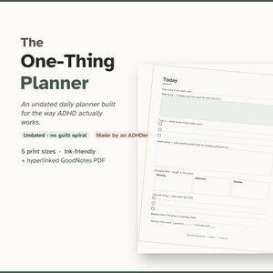 Peut inclure: Une page de planificateur quotidien numérique intitulée Today avec des sections pour une tâche principale, trois priorités, une zone de notes et des créneaux pour le matin, l'après-midi et le soir. La mise en page inclut des cases à cocher.