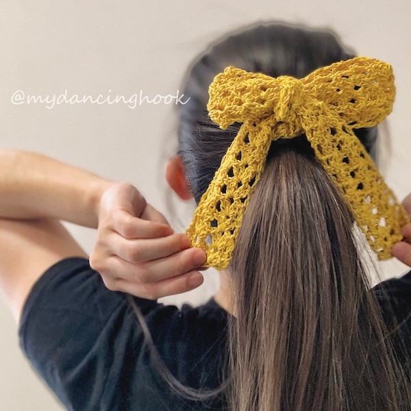 Modèle de crochet d’écharpe de cheveux en dentelle Luna | Fichier PDF | accessoires au crochet | écharpe au crochet | crocheter pour les débutants