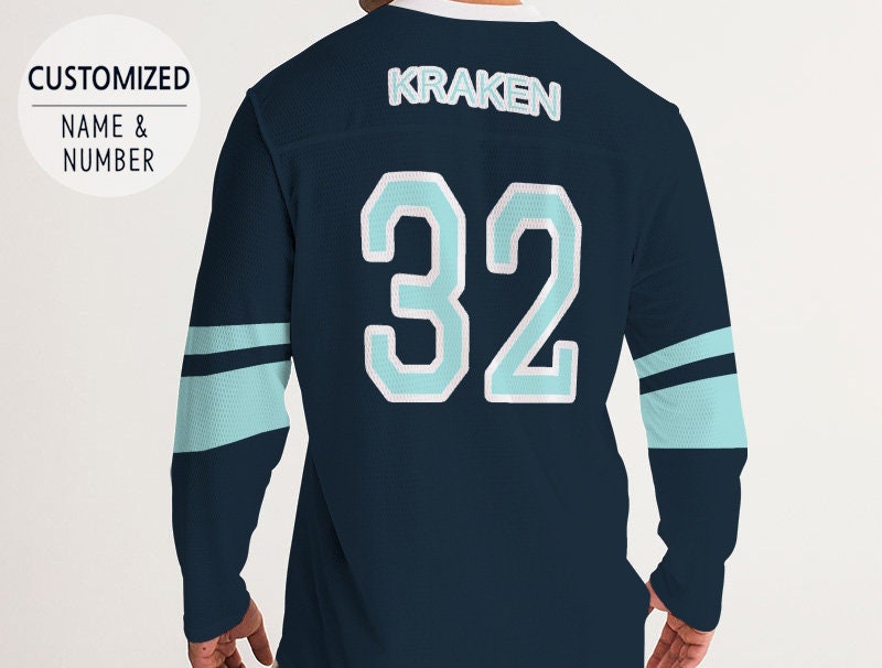 Kraken Jersey Customization - Add patches and Sleeve Numbers?