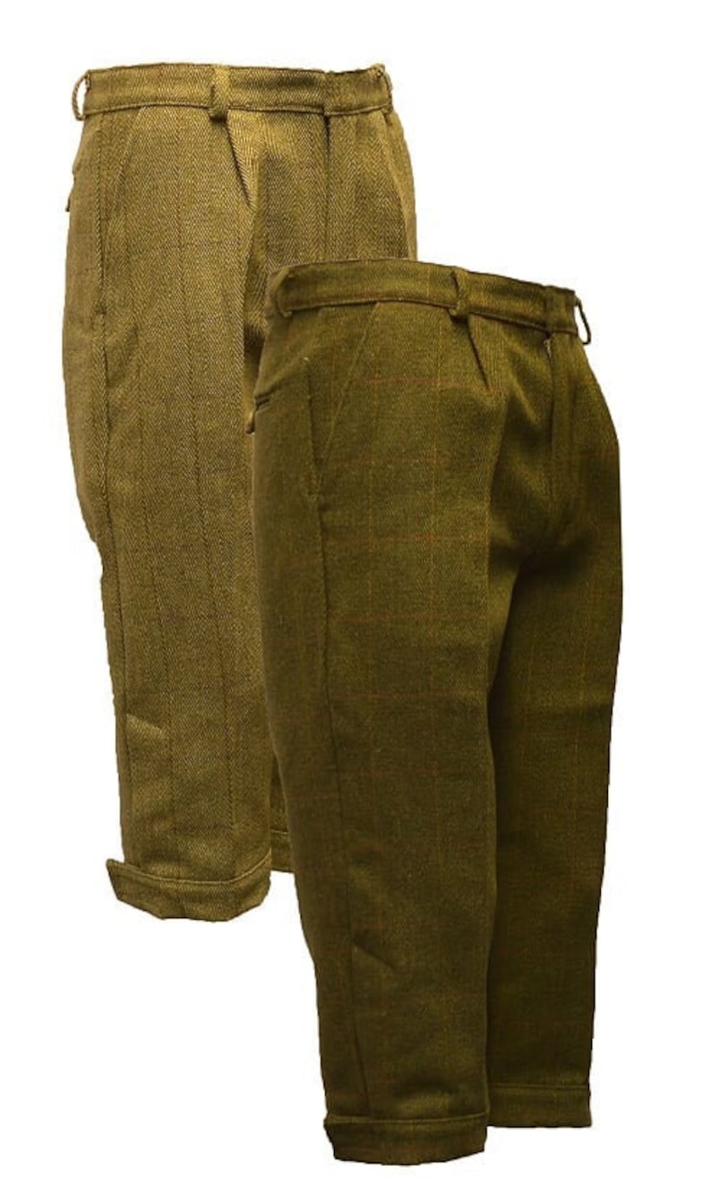 Vintage Wide Leg Pants & Beach Pajamas History Tweed Plus Fours - Vintage Breeches for Golf Hunting or Dresswear $79.00 AT vintagedancer.com