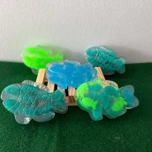 Double Fish Soap, Kids Soap, Favor Soap, Fish, Gift Soap, Beach Soap, Coastal Soap, Beach Lover Gift, Summer Soap, Tropical Soap