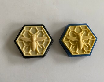 Honeycomb Bee Soap, Hexagon soap, Gift for Her, bee soap, insect soap, honeycomb soap, bath soap, kid soap, bees, gift for him, layered soap