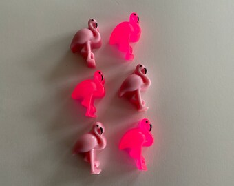 Flamingo Mini Soap Set of 6 Three Hot Pink and Three Light Pink, Bird Soap, Tropical Soap, Coastal Soap, Gifts For Her, Shower Favors