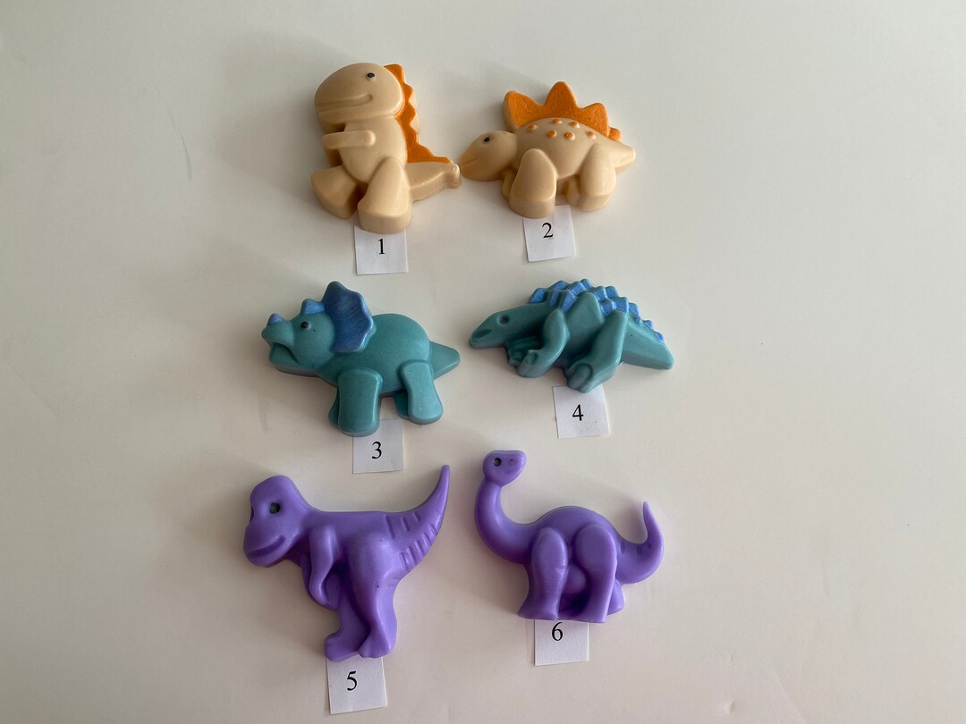 Dinosaur Soap, Dinosaurs, Kids Soap, Birthday Favor Soap, Stegosaurus
