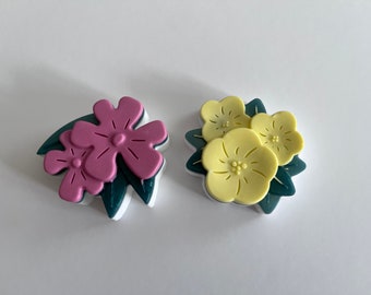 Spring has Sprung Flower Three Color Layered Soap, Flower Soap, Spring Soap, Gift Soap, Wedding Favor Soap, Wedding, Shower Soap, Flowers