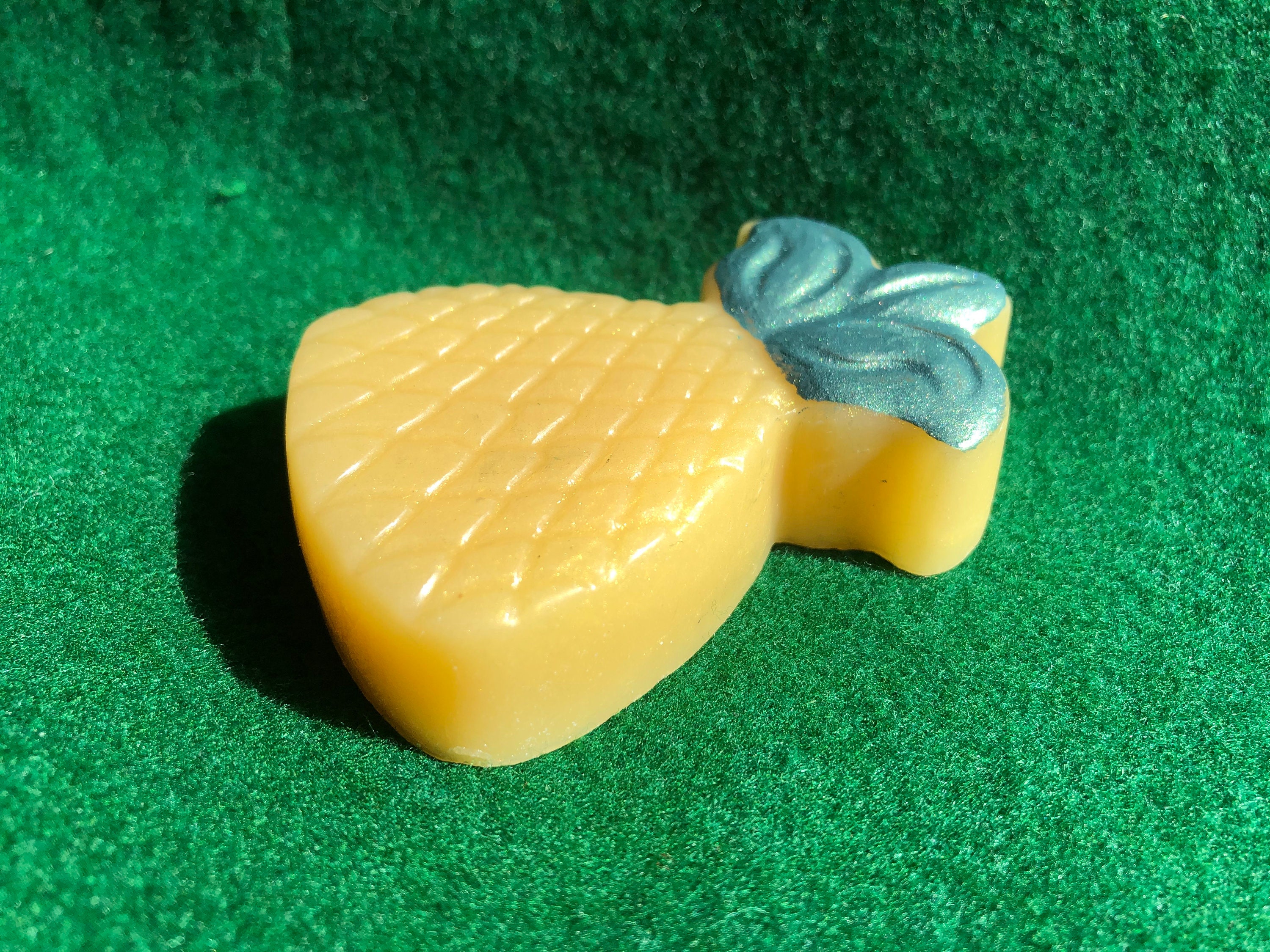 Pineapple Handmade Decorative Soap Bar Yellow With Painted Etsy UK