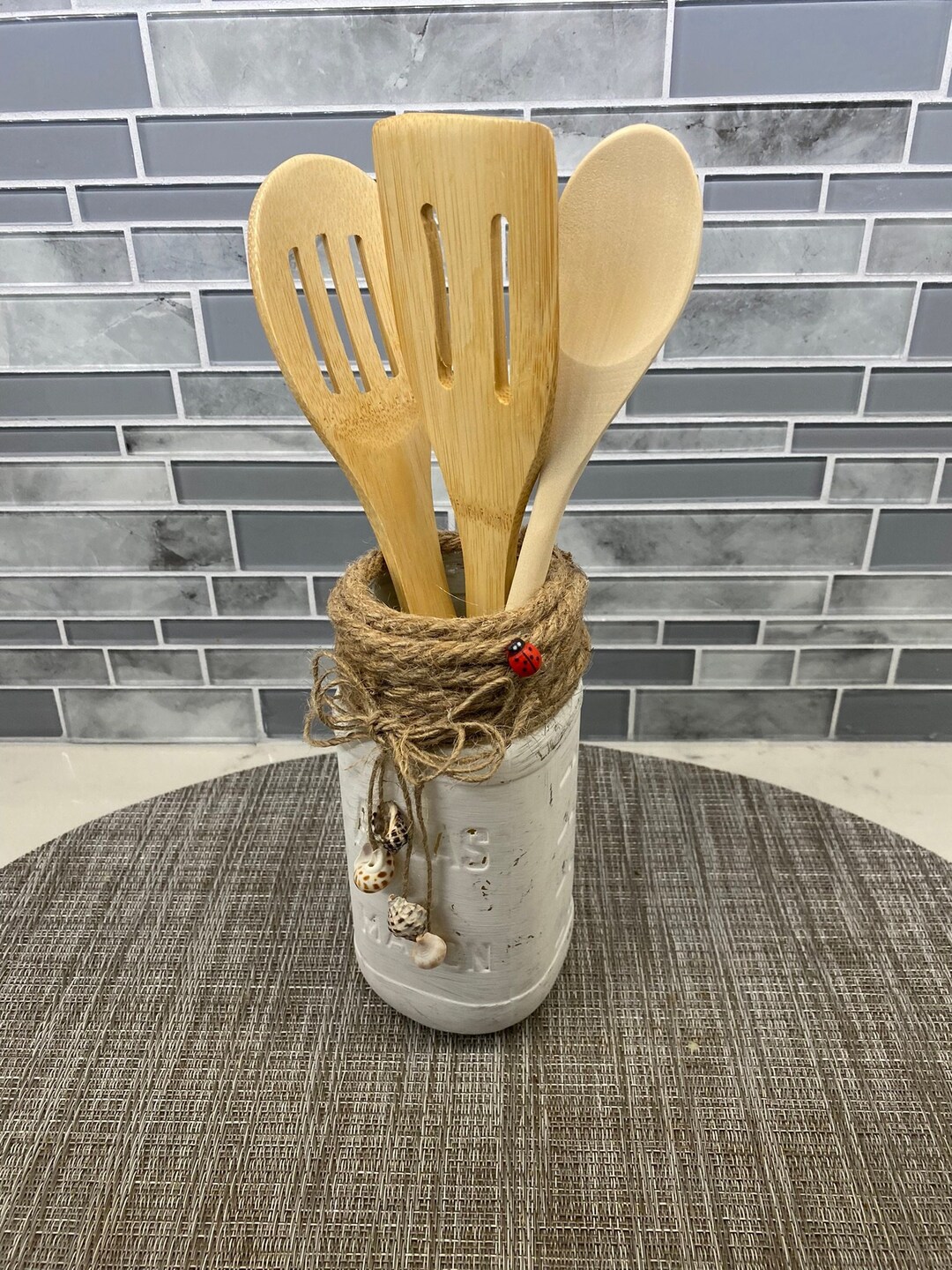Kitchen Utensil Holder Etsy