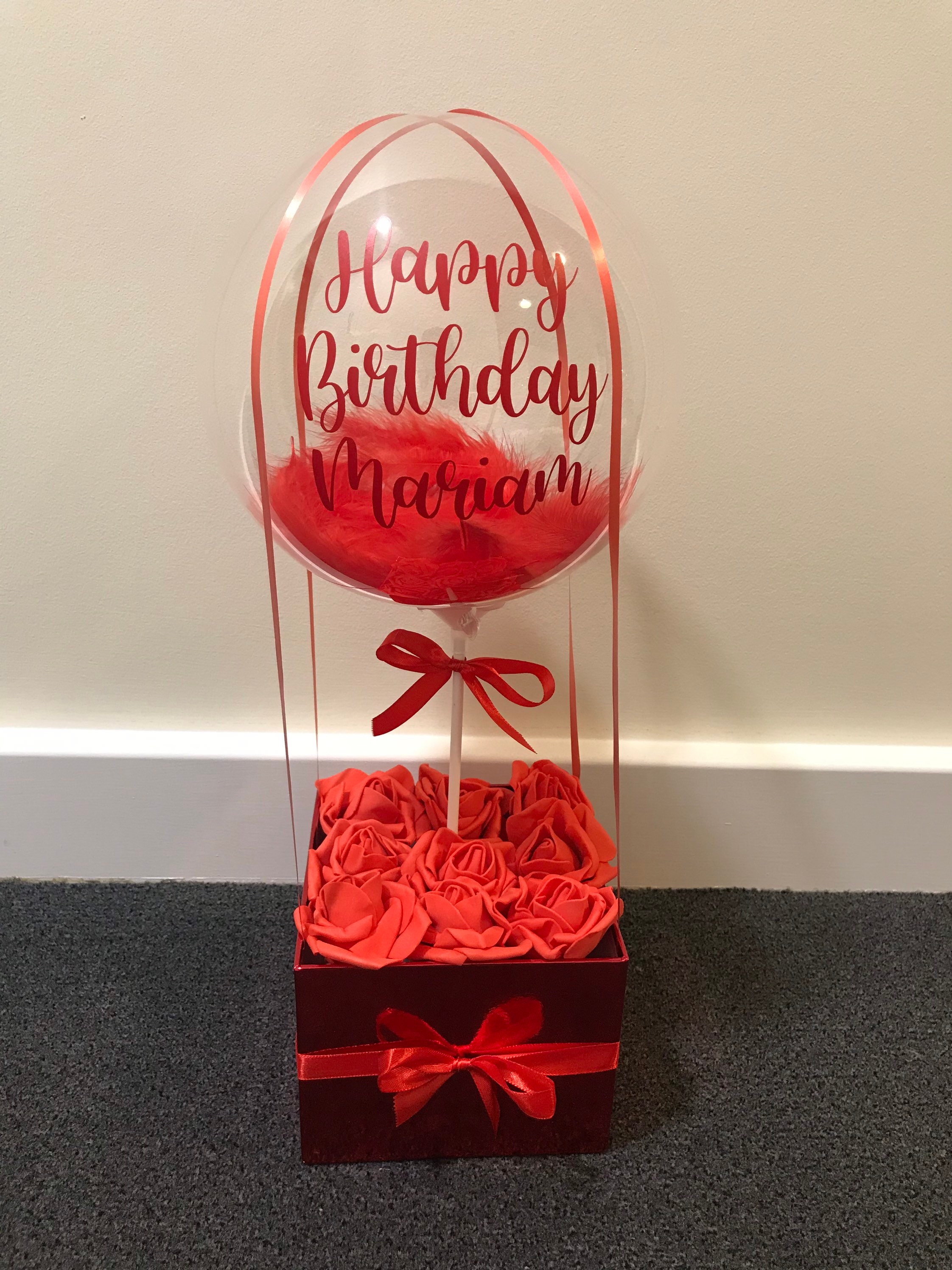 Personalised 8 Hot Air Balloon Gift Hamper with Etsy