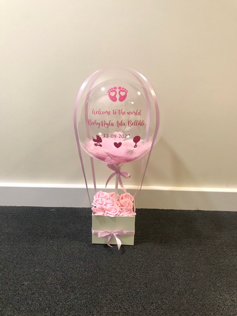 hot air balloon baby hamper