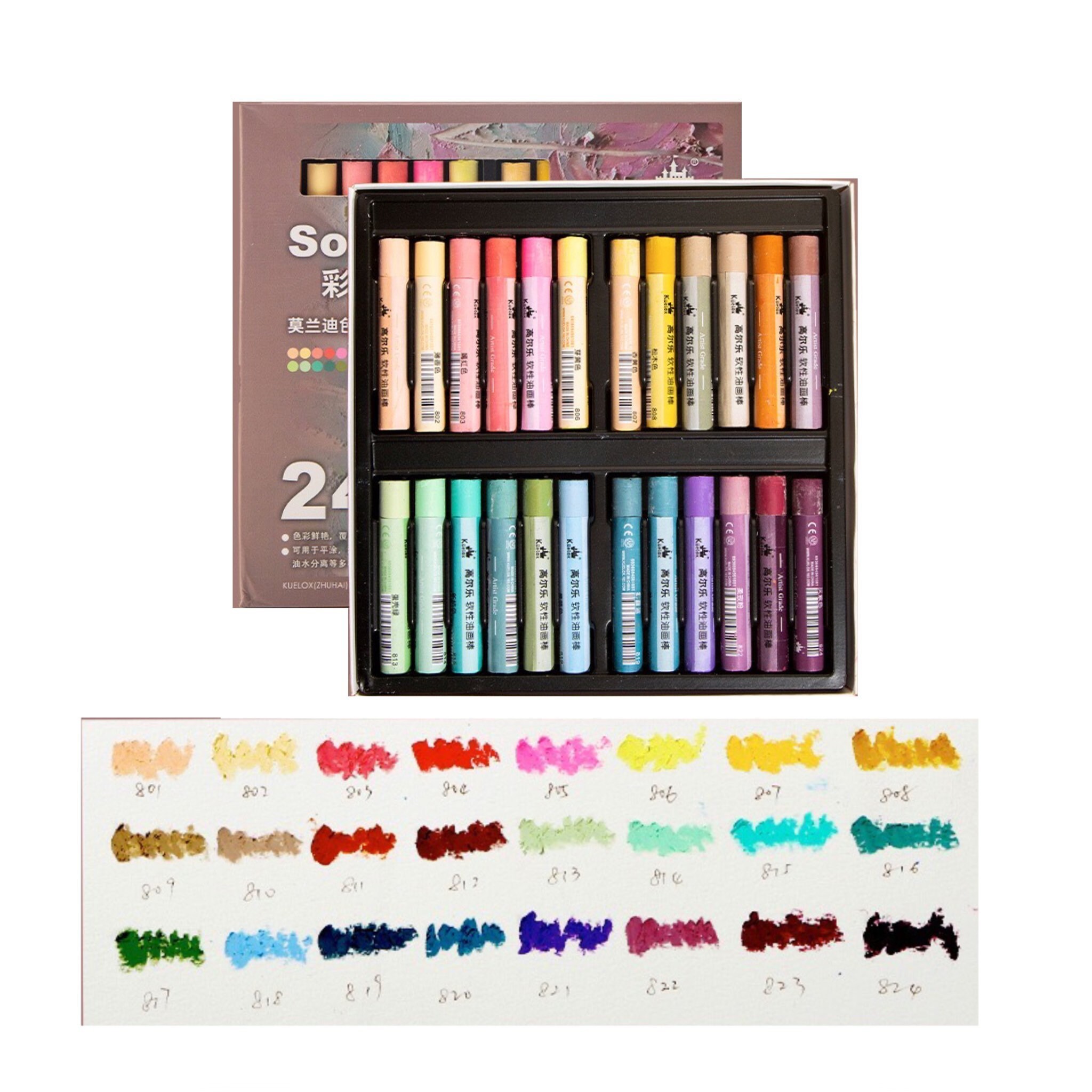 COLOUR BLOCK 100pc Wooden Case Soft Pastel Art Set for Beginners and  Experienced Artists I Colors Square Chalk Pastels Art Supplies for Drawing