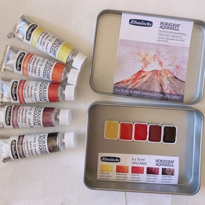 German SMK Super Granulation Watercolors Trial Setrepackaged 1ml Volcano 1ml