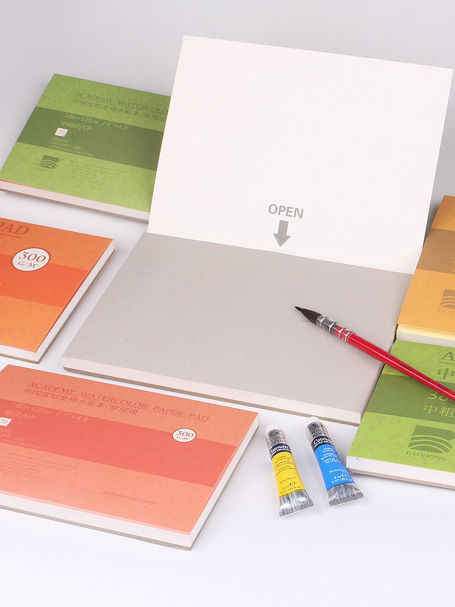 Jual Baohong Artists' Watercolor Block 180x125mm 300gsm 100% Cotton