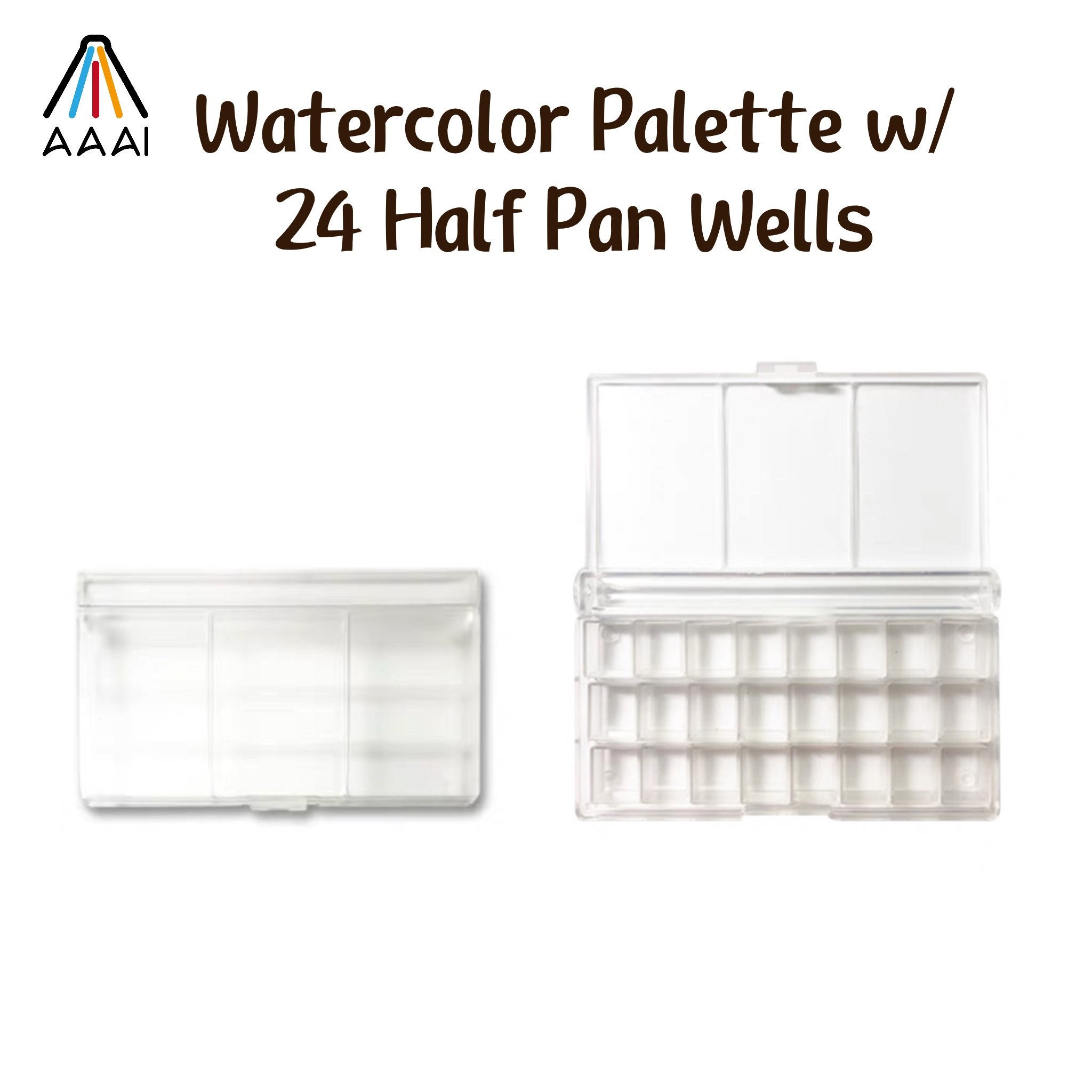Watercolor Aquarelle Paint Tin Boxes