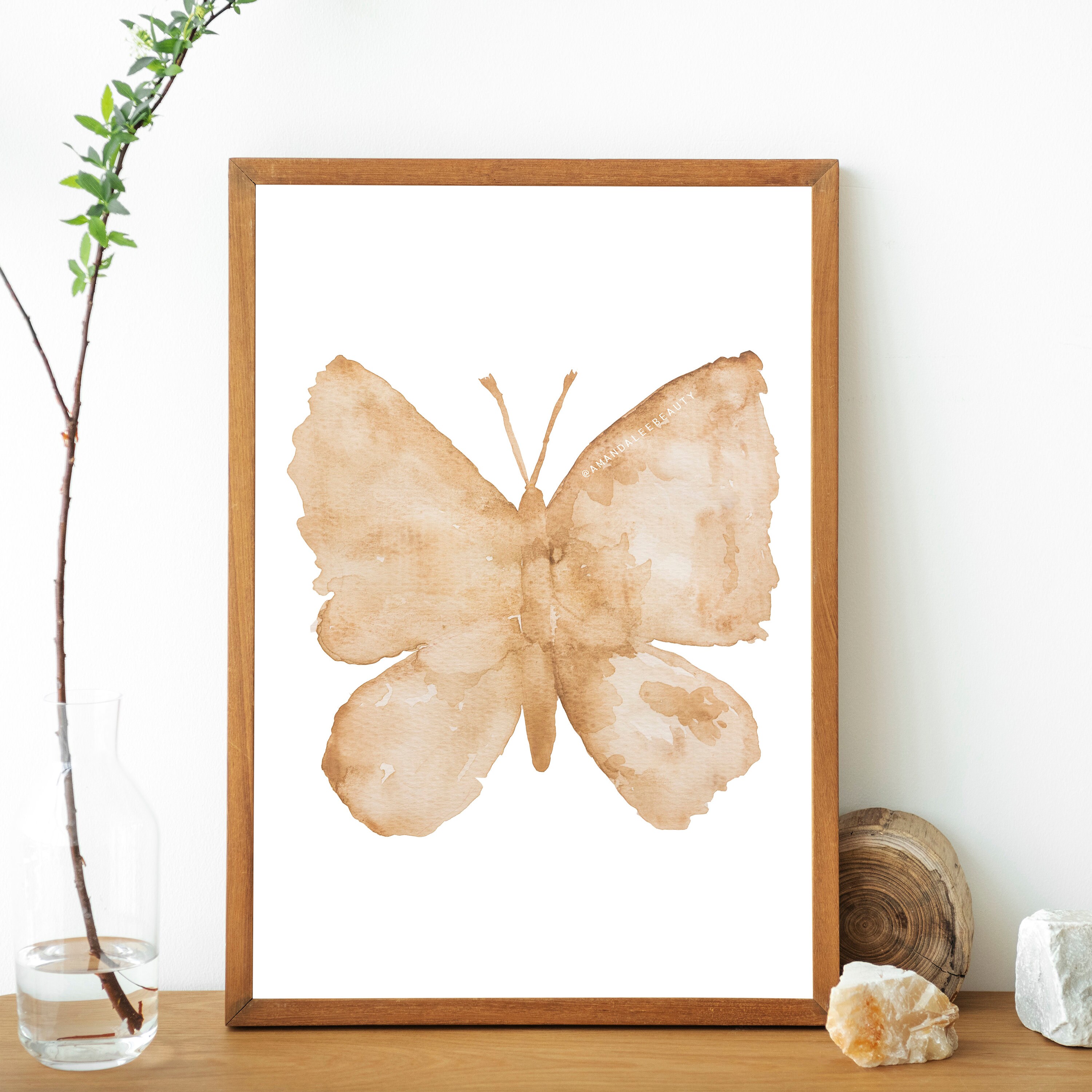 Butterfly Watercolor Printable. Butterfly Clipart. Butterfly Nursery ...