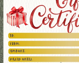 Christmas gift voucher - adults