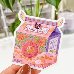 Anime Aesthetic Vinyl Sticker, Cute Vinyl Sticker, Laptop Sticker, Kawaii Aesthetic, Anime Sticker, Sailor Moon Aesthetic, Kawaii Stickers