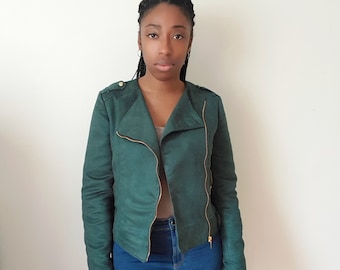 Damen Wildleder BikerJacke