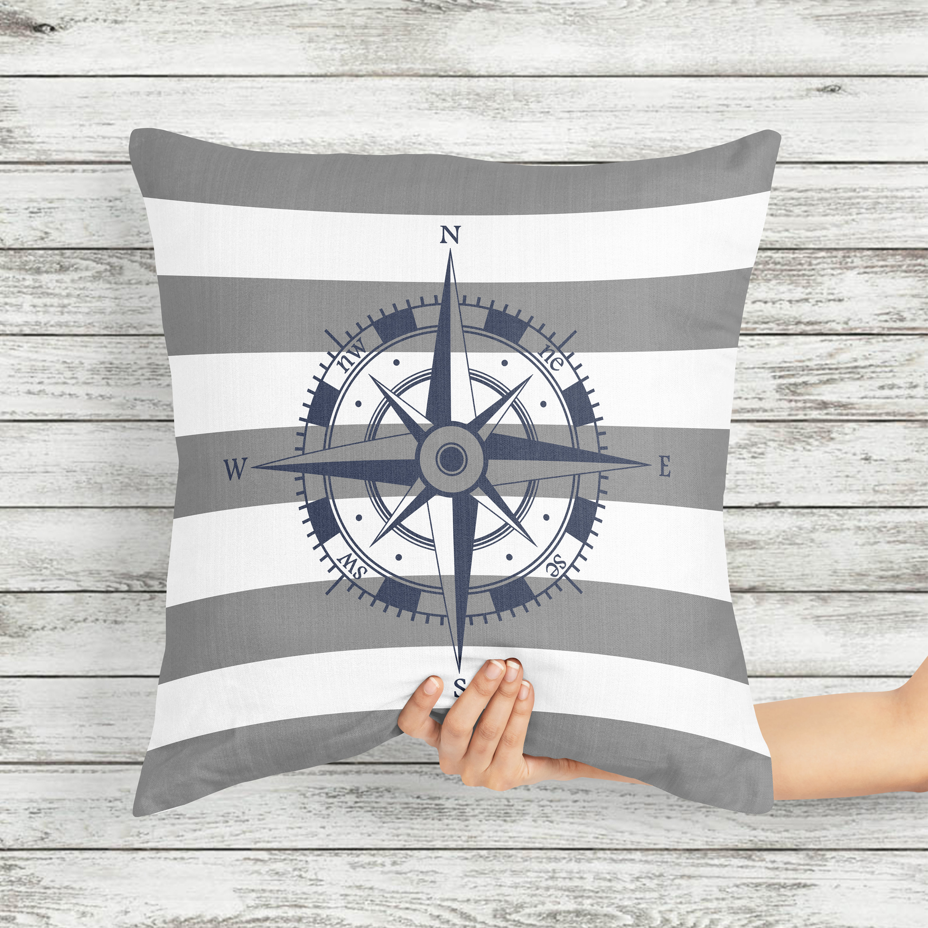 Nautical Pillow Covers / Pillow Cases Navy Blue With Anchor Etsy