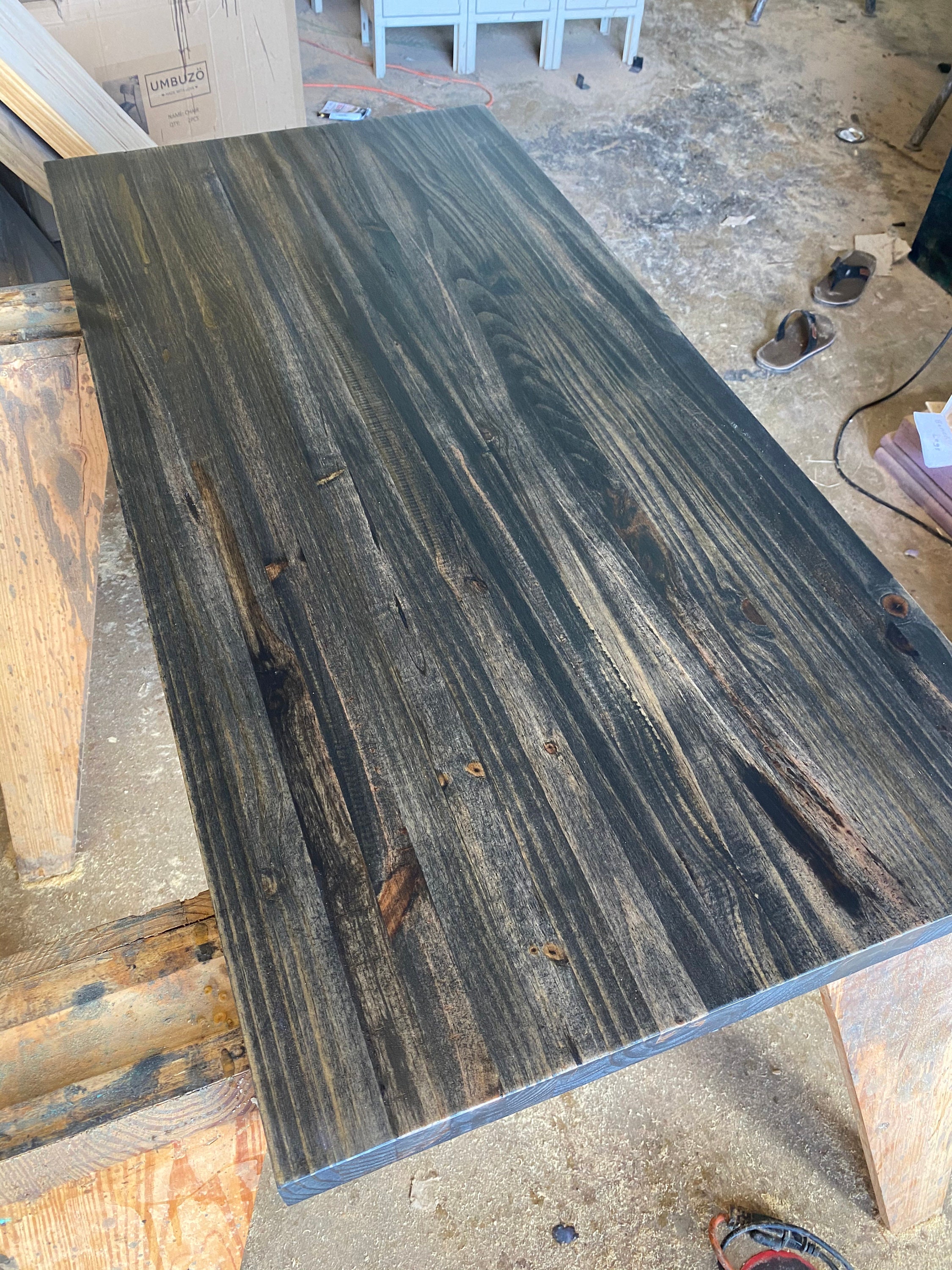 Butcher Block Wood Table Top Kitchen Table Top Desk Table Etsy