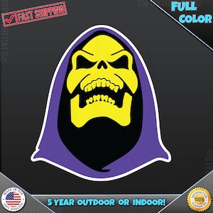 He-Man Skeletor 80's Cartoon ( inspired ) 167 Laptop Car Truck Wall Window Car Wall any smooth surface Vinyl Decal Sticker