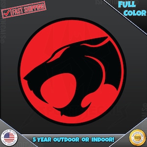 Thundercats Classic Logo Emblem 234 Laptop Car Truck Wall Window any smooth surface Vinyl Decal Sticker