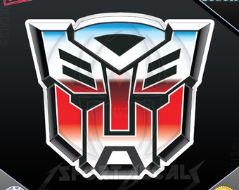 2x Transformers Adhesive Stick On Autobots & Decepticons Car & Truck Emblems NIP