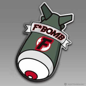 F Bomb JDM Vinyl Decal Sticker: Funny Car Truck Bike Humor