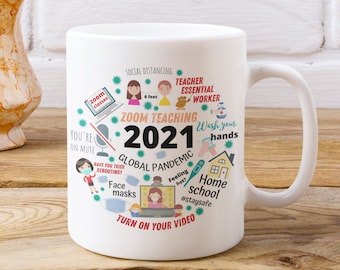 Teachers Can Do Virtually Anything Mug Distance Teaching Virtual Teacher Distance Learning Teacher Online Trending Quarantined Distance Learning Gift