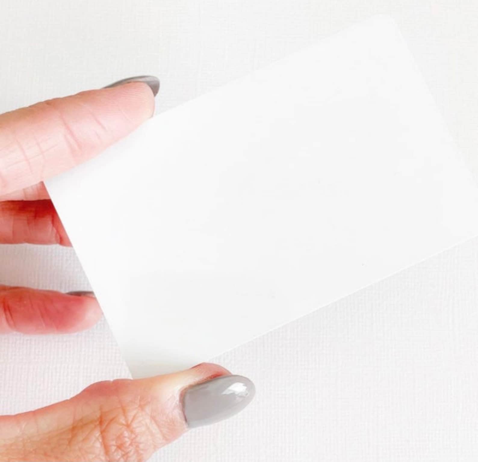 Squeegee Card Card for Polymer Clay Silkscreens Optional Etsy