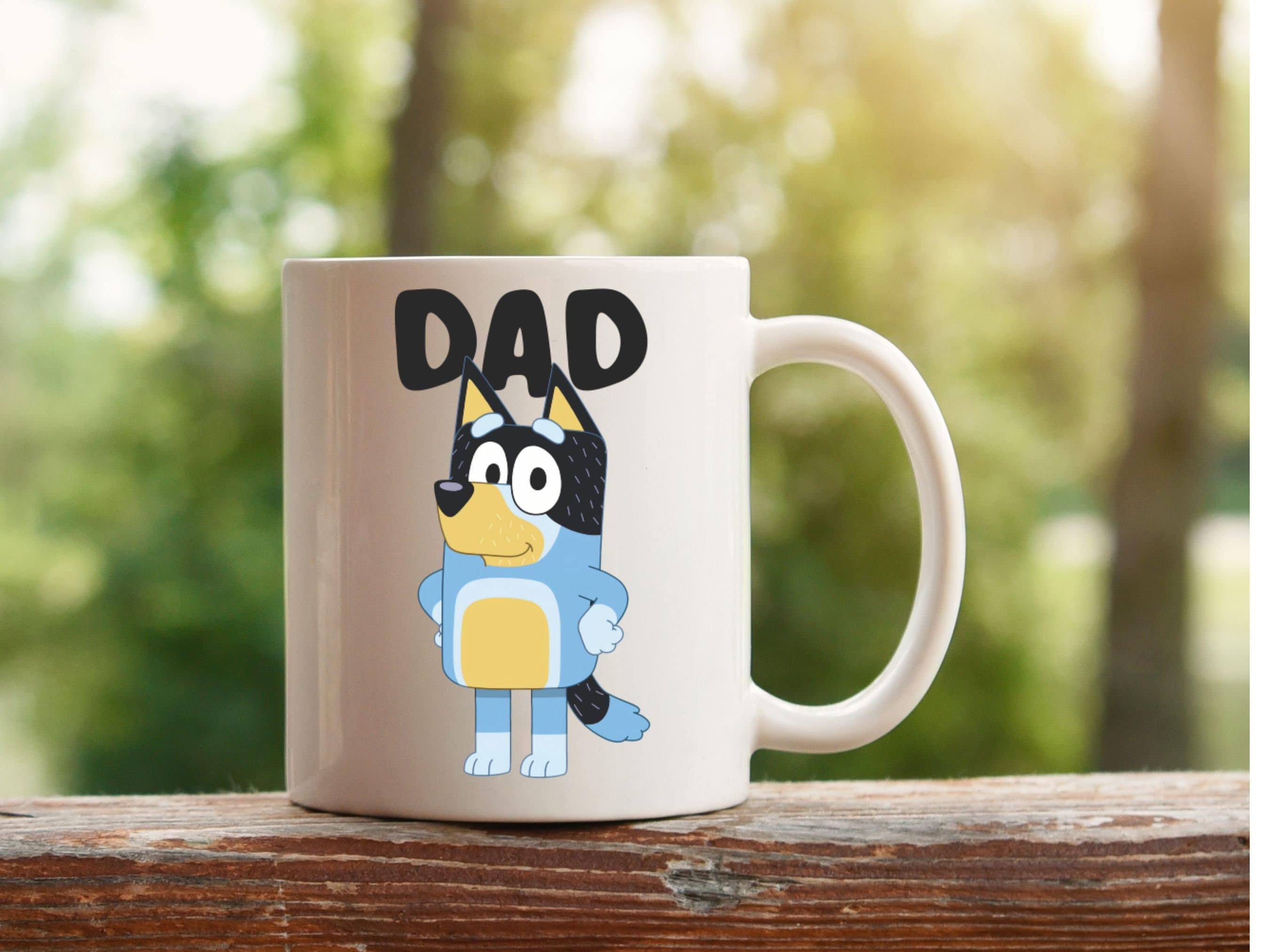 Bluey It's Not A Dad Bod It's A Father Figure, Personalized Tumbler Cup,  Gift For Dad 