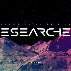 Researcher Font - Futuristic Font, Geometric Font, Sci-Fi Font, minimalist Font, Logo Font, Headline Font, Space Font, Innovative Font
